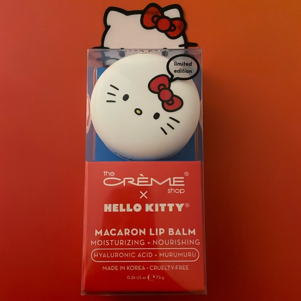 5 for $25! The Crème Shop x Hello Kitty Macaron Lip Balm